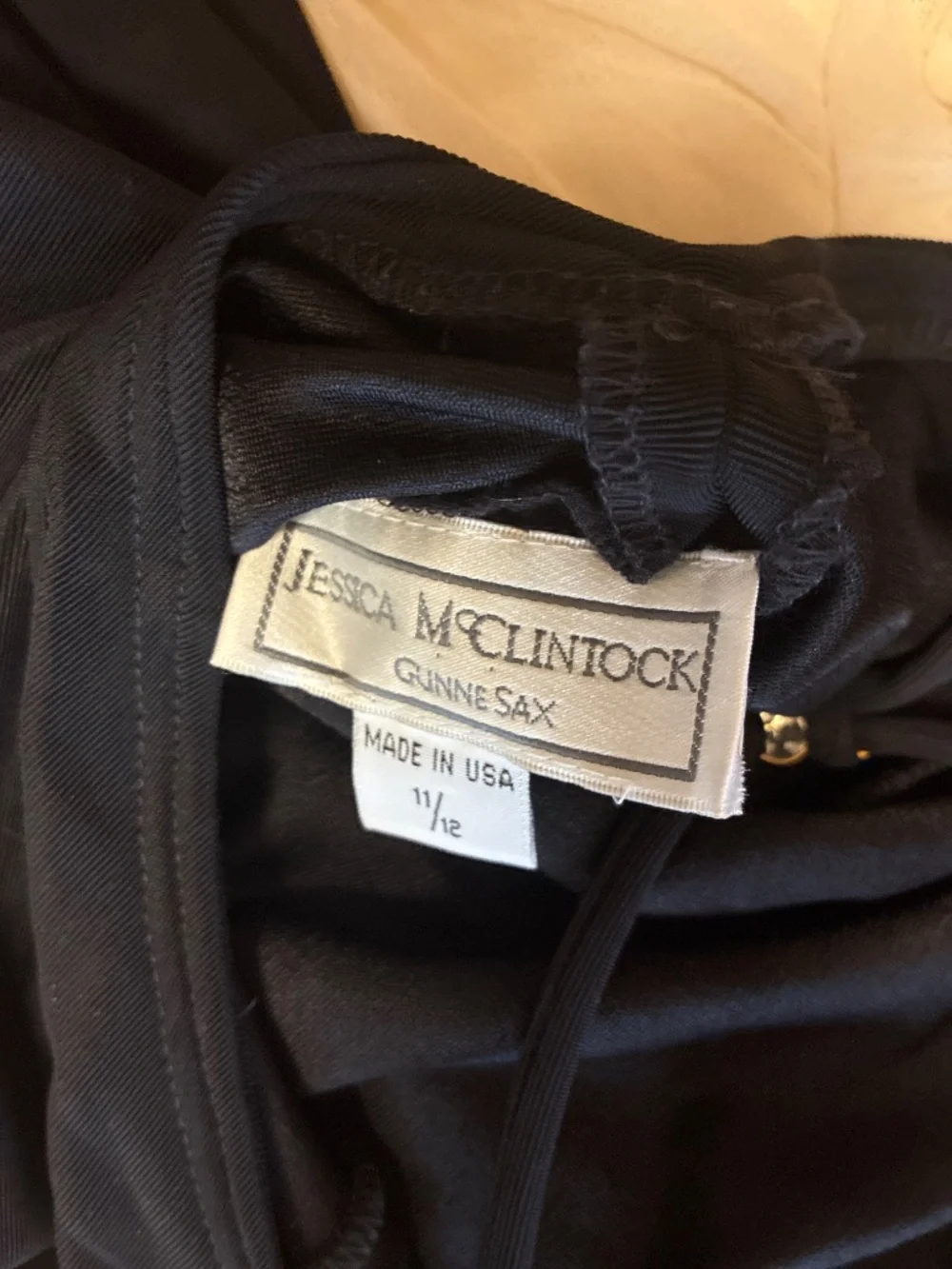 Jessica McClintock Gunne Sax Maxi Open back whimsical  Goth Dress - Picture 5 of 5